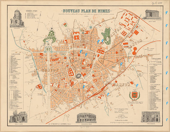 plan nîmes